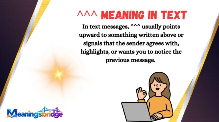 ^^^ Meaning in Text